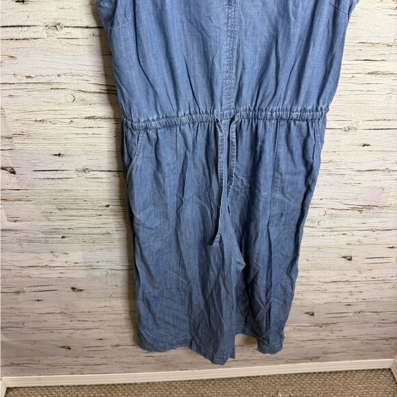 GAP Blue Denim Jumpsuit size xl - Picture 5 of 10